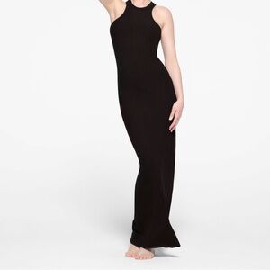 SKIMS Soft Lounge High Neck Maxi Dress